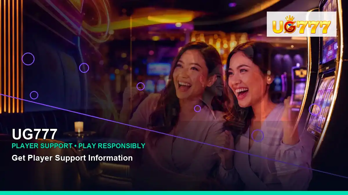UG777 burst free spins slot games featuring an adult Filipina casino host with a panoramic reel composition